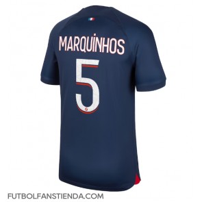 Paris Saint-Germain Marquinhos #5 Primera Equipación 2023-24 Manga Corta